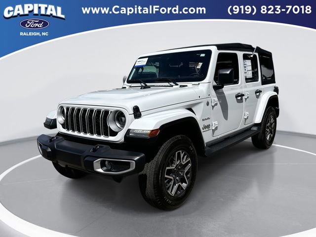 Used 2024 Jeep Wrangler Unlimited Sahara w/ Safety Group AWD/4WD image 1