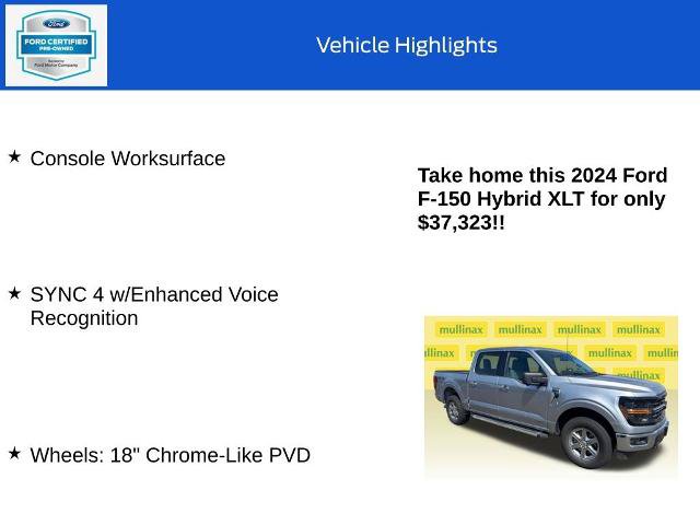 Certified 2024 Ford F150 XLT w/ Mobile Office Package AWD/4WD image 19