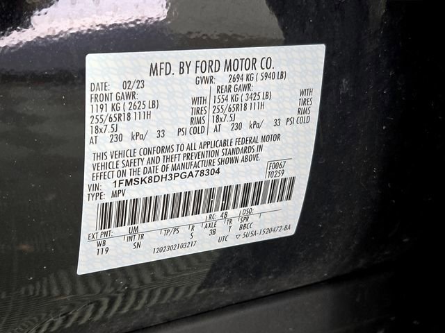 Certified 2023 Ford Explorer XLT w/ Equipment Group 202A image 28