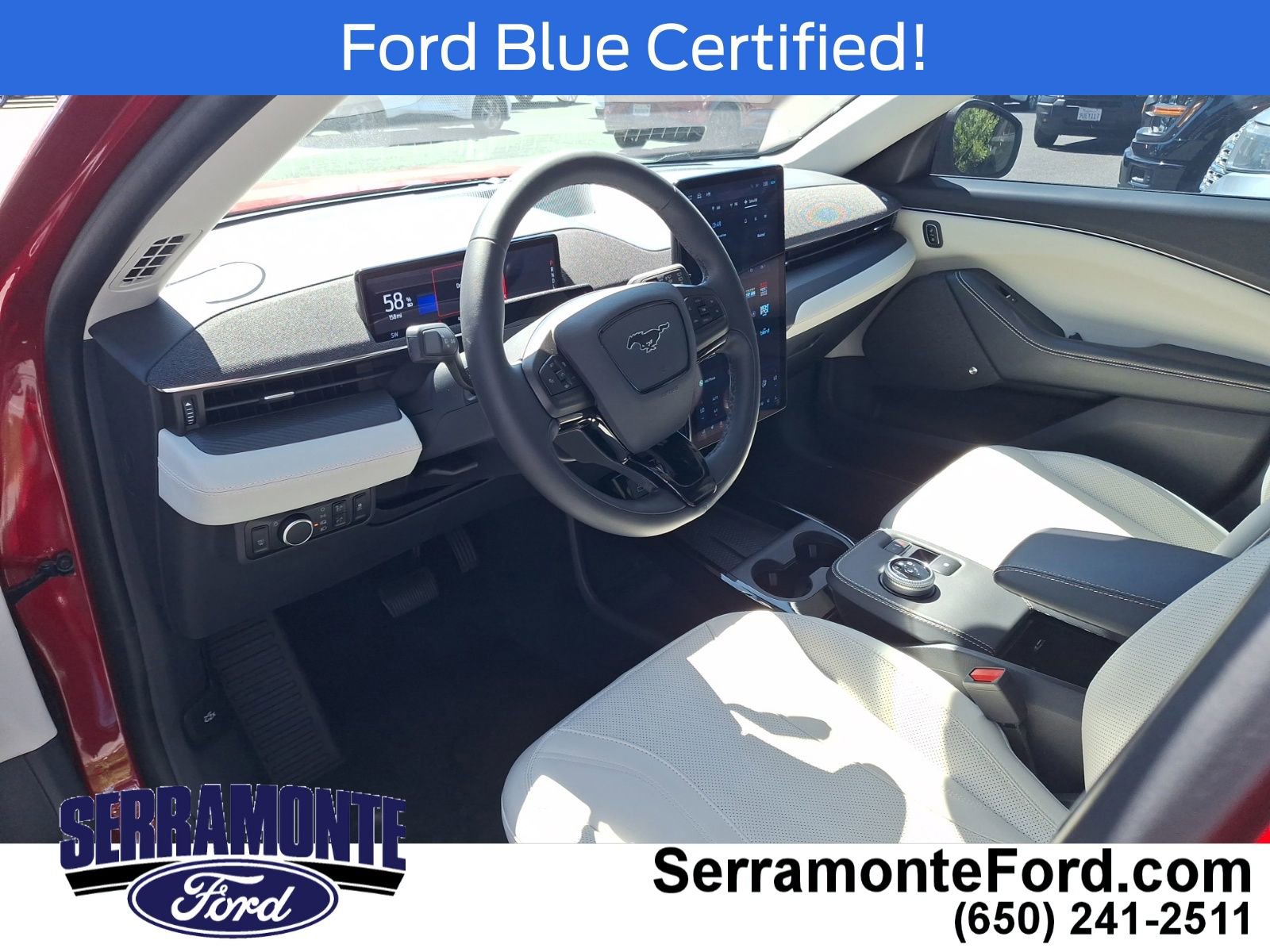 Certified 2023 Ford Mustang Mach-E Premium w/ Mustang Nite Pony Package RWD image 7