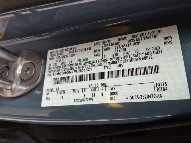 Certified 2023 Ford Escape Active AWD/4WD image 34