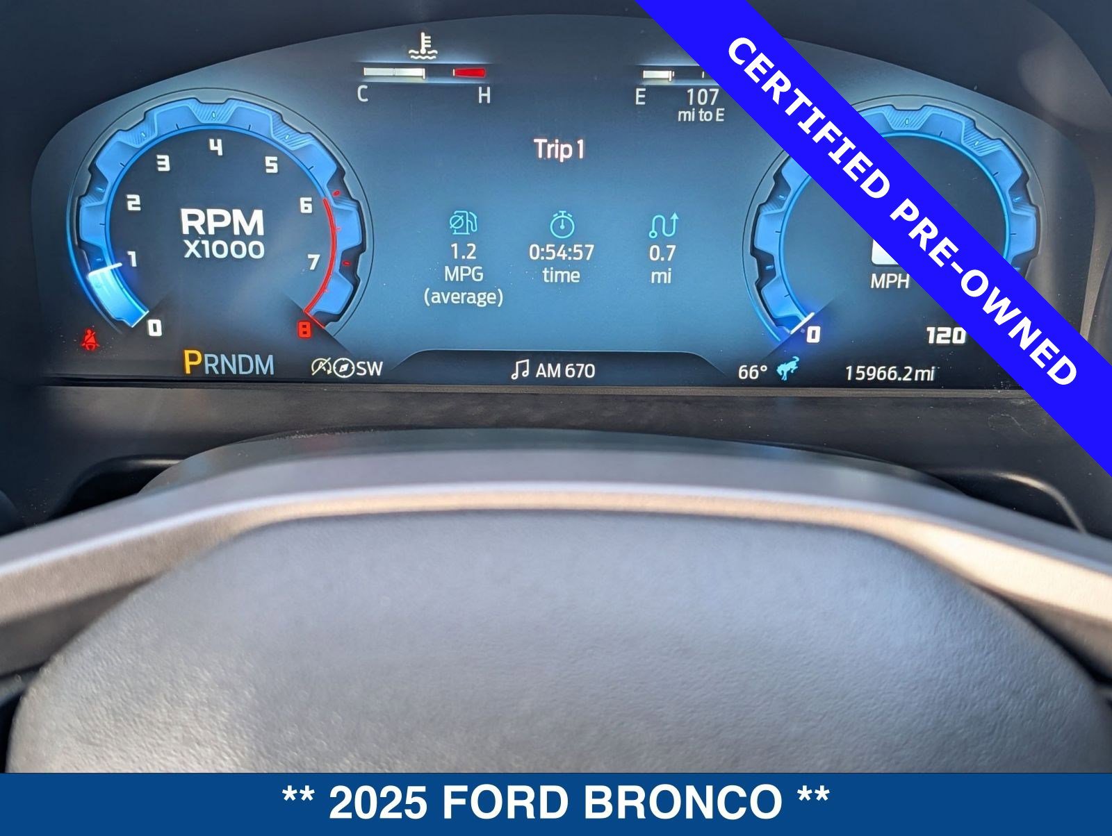 Certified 2025 Ford Bronco Big Bend AWD/4WD image 40