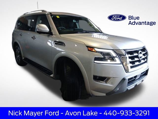 Used 2024 Nissan Armada SL w/ Captain's Chairs Package AWD/4WD image 1