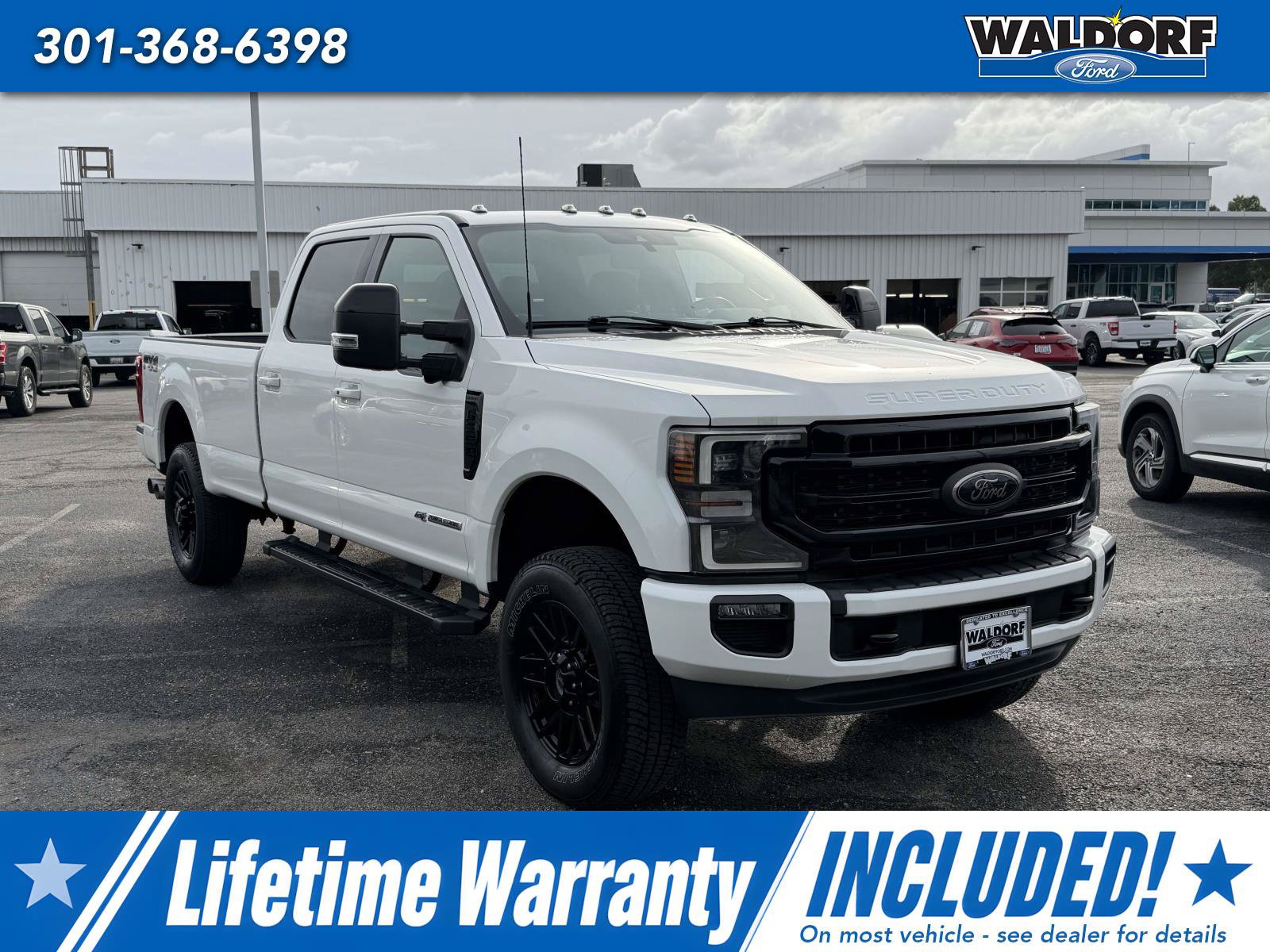 Certified 2022 Ford F350 Lariat w/ Black Appearance Package AWD/4WD image 1