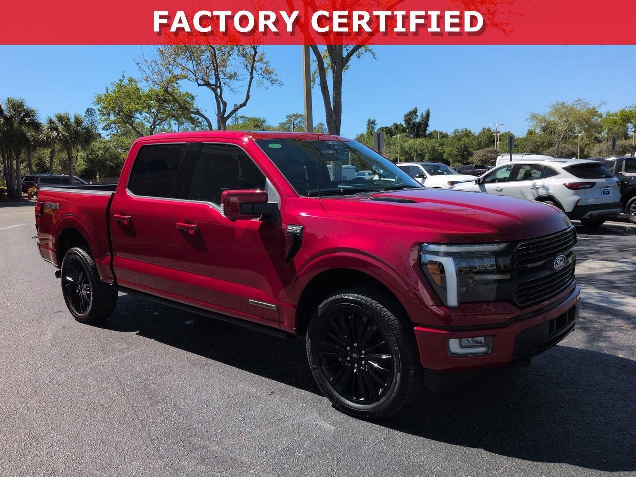 Certified 2025 Ford F150 Platinum w/ Equipment Group 702A High