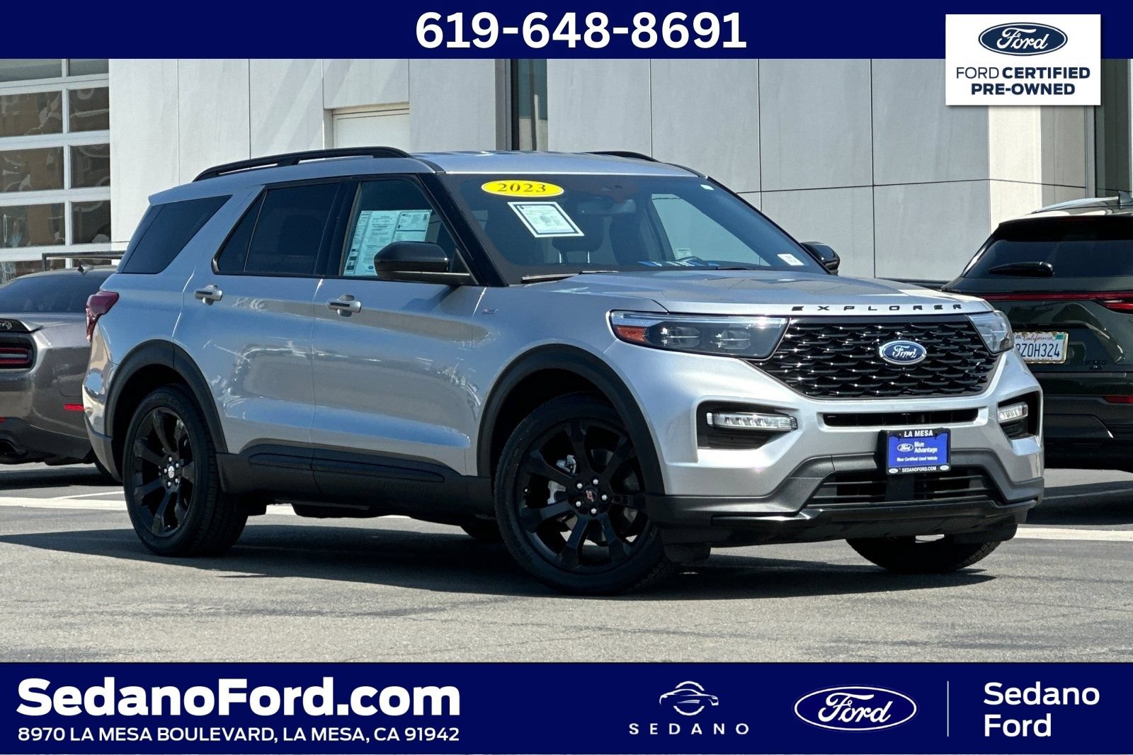 Certified 2023 Ford Explorer ST-Line w/ Class IV Trailer Tow Package