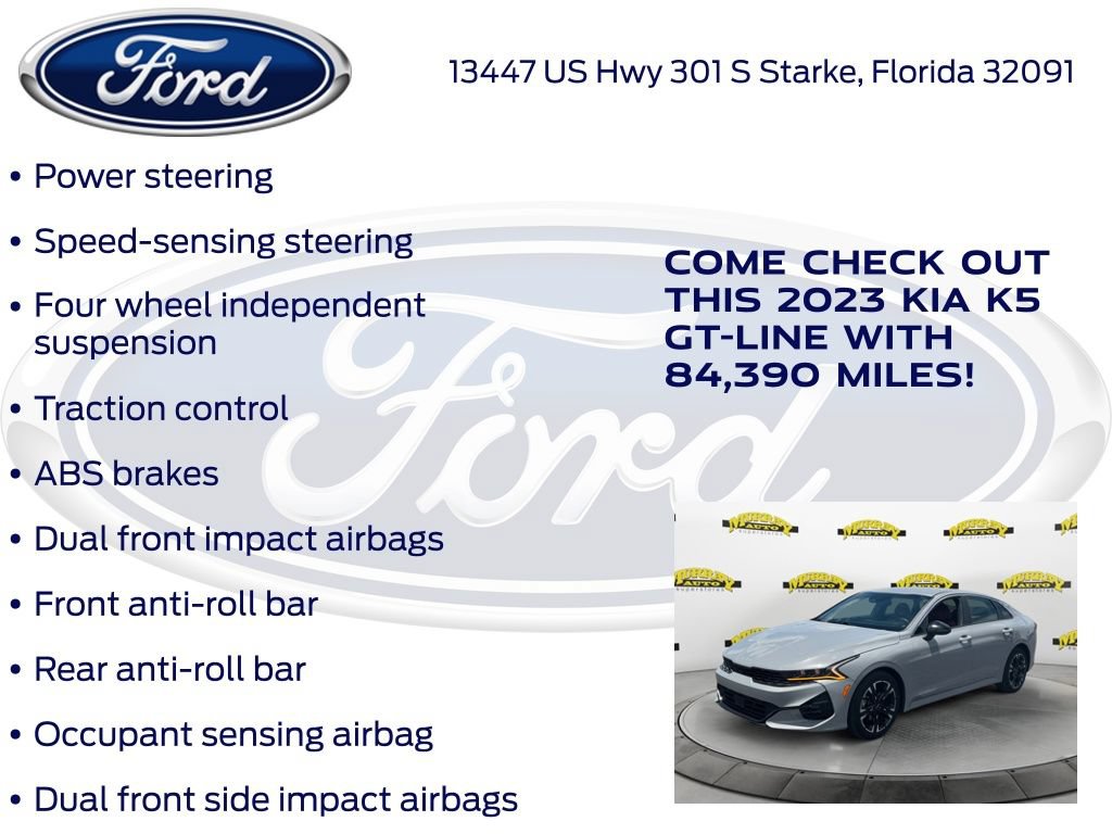 Used 2023 Kia K5 GT-Line w/ GT-Line Premium Package FWD image 27