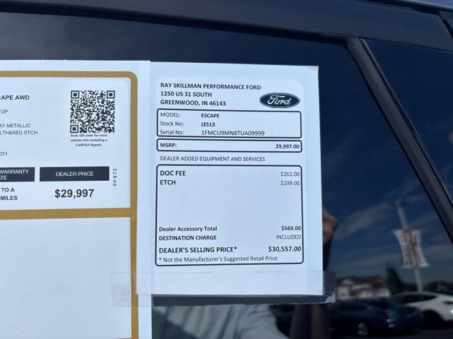 Certified 2026 Ford Escape ST-Line AWD/4WD image 3