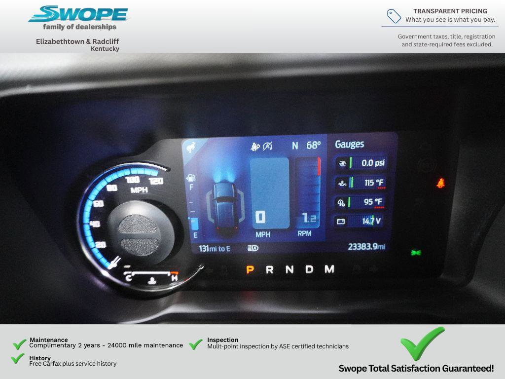 Certified 2023 Ford Bronco Black Diamond w/ Sasquatch Package AWD/4WD image 16