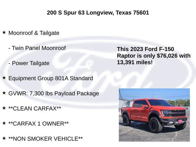 Certified 2023 Ford F150 Raptor image 5