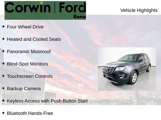 Certified 2017 Ford Explorer XLT w/ Equipment Group 202A AWD/4WD image 8