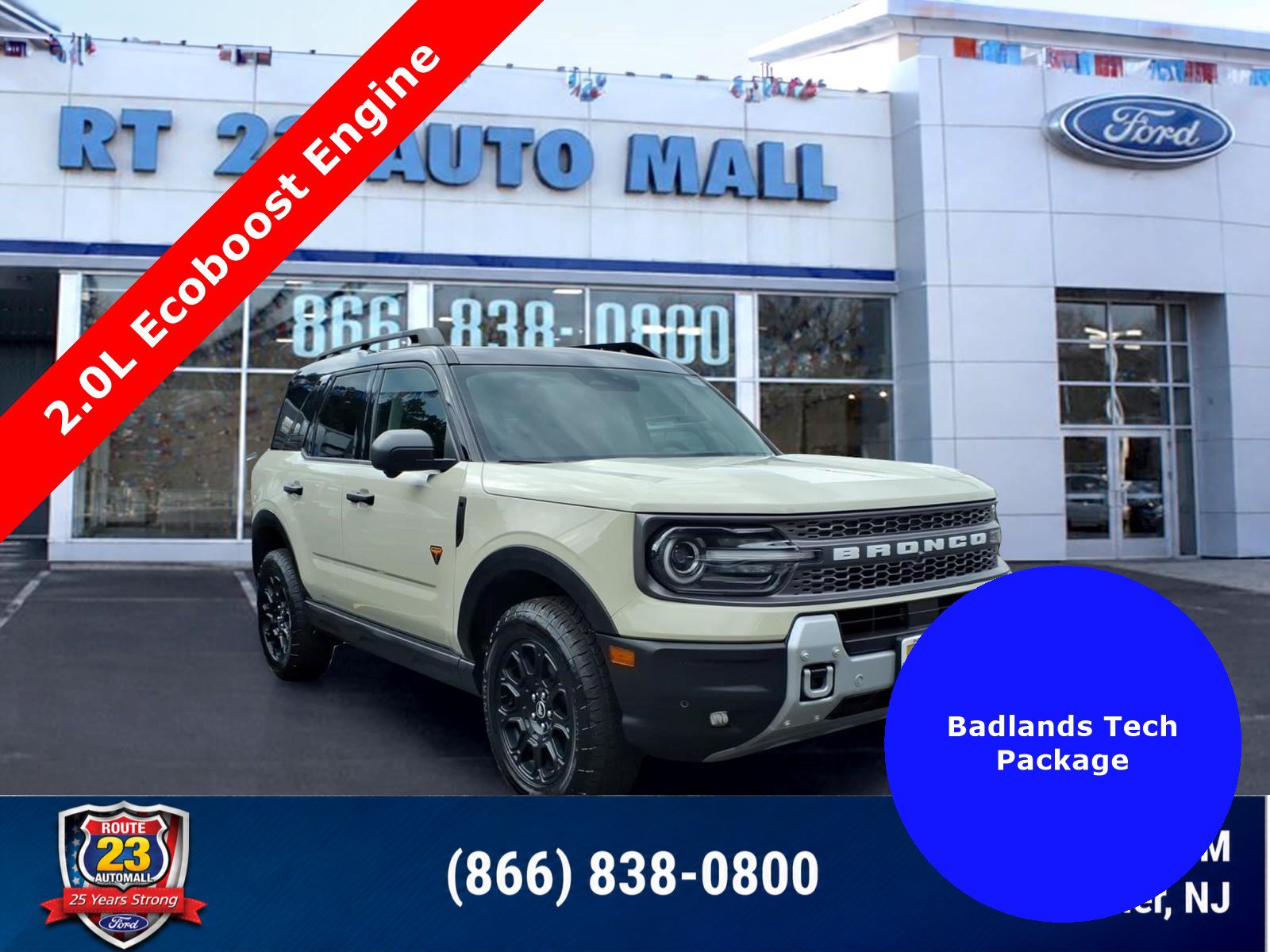 Certified 2025 Ford Bronco Sport Badlands w/ Badlands Tech Package