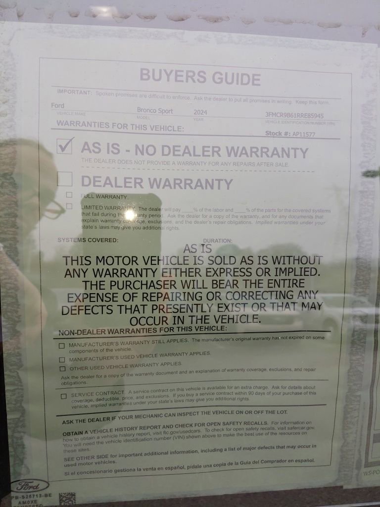 Certified 2024 Ford Bronco Sport Big Bend image 29