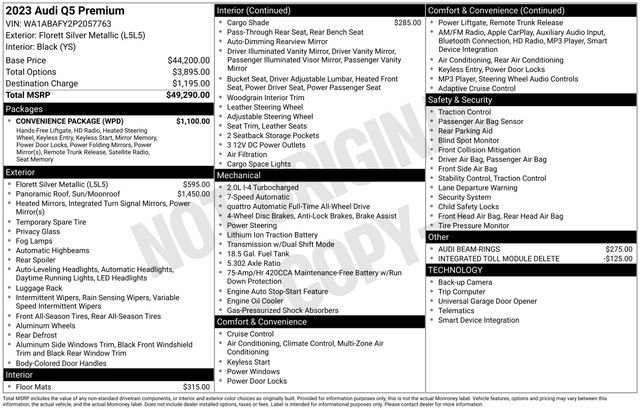 Used 2023 Audi Q5 2.0T Premium w/ Convenience Package image 11