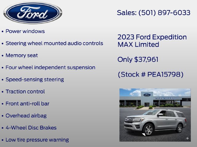 Certified 2023 Ford Expedition Max Limited RWD image 20