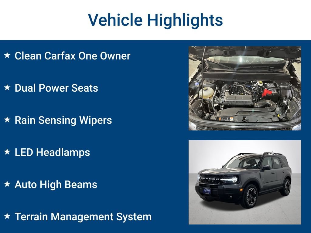 Certified 2025 Ford Bronco Sport Outer Banks AWD/4WD image 3