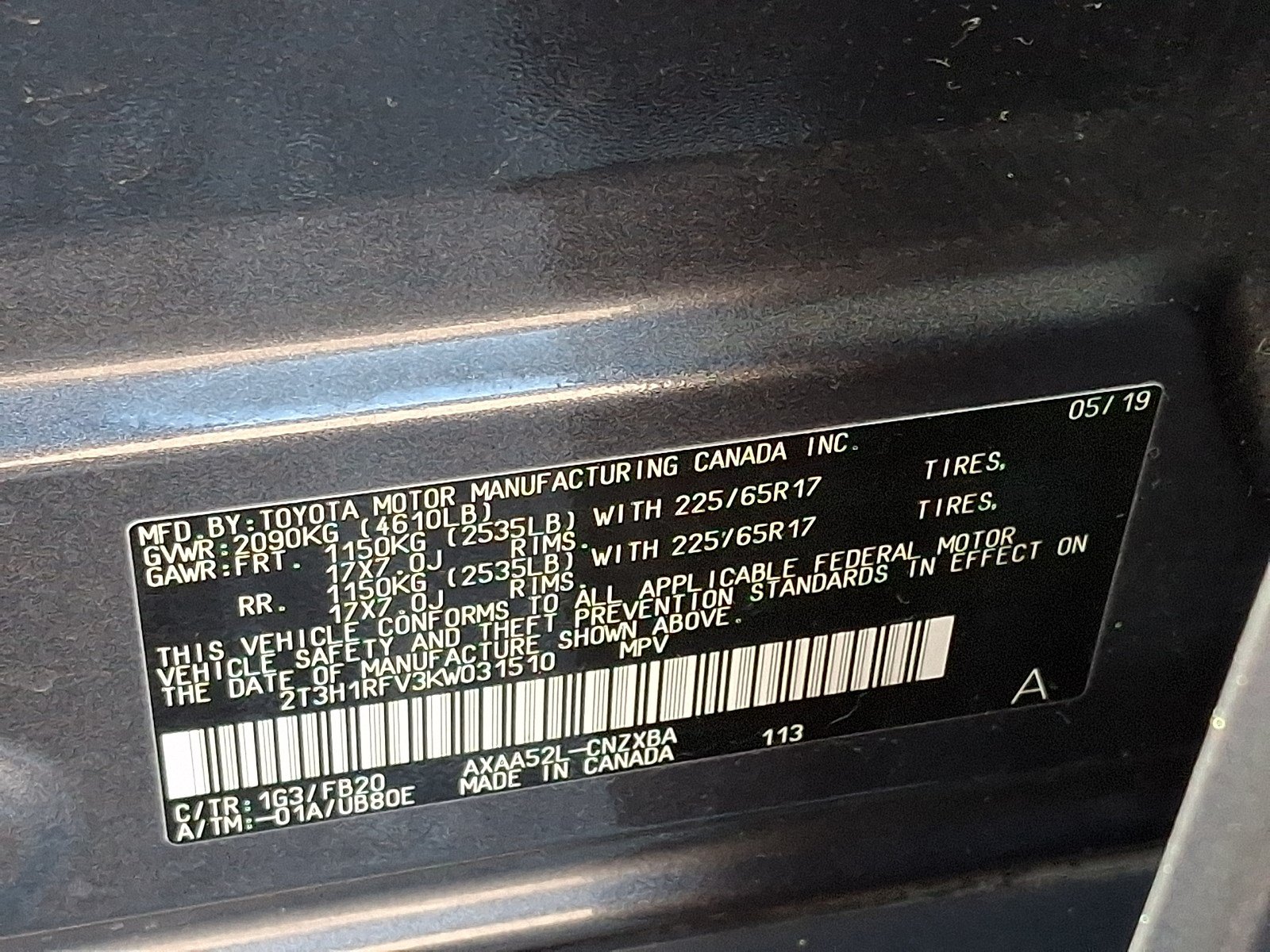 Used 2019 Toyota RAV4 LE FWD image 26