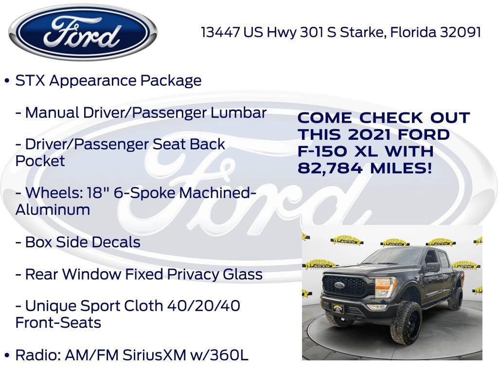 Certified 2021 Ford F150 XL w/ STX Appearance Package image 28