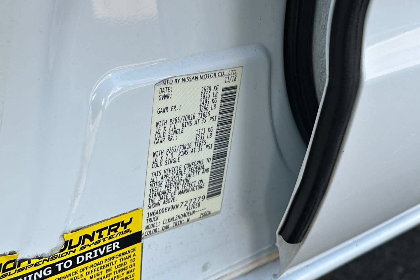 Used 2019 Nissan Frontier SV AWD/4WD image 29