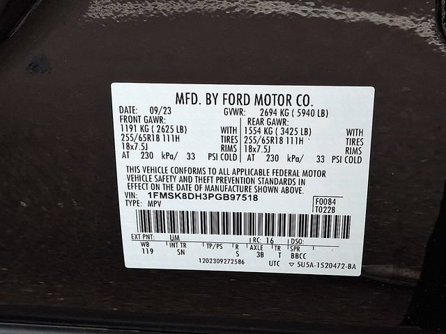 Certified 2023 Ford Explorer XLT w/ Equipment Group 202A AWD/4WD image 27