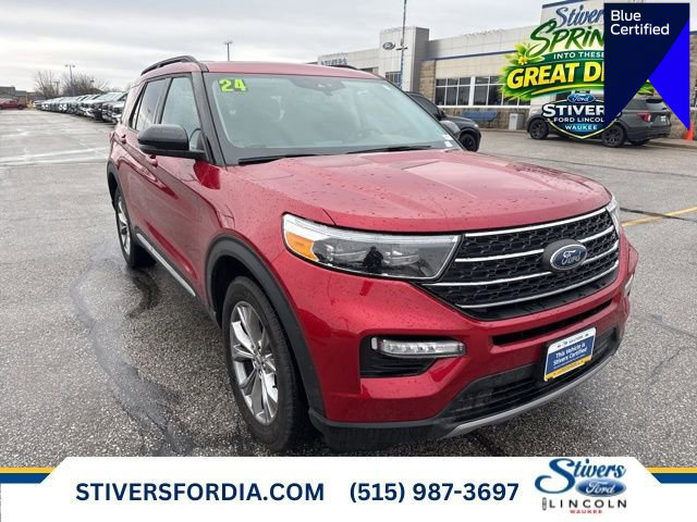 Certified 2024 Ford Explorer XLT w/ Equipment Group 202A
