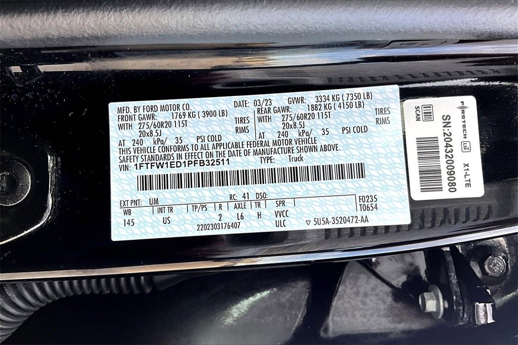 Certified 2022 Ford F150 XLT w/ Equipment Group 302A High image 31