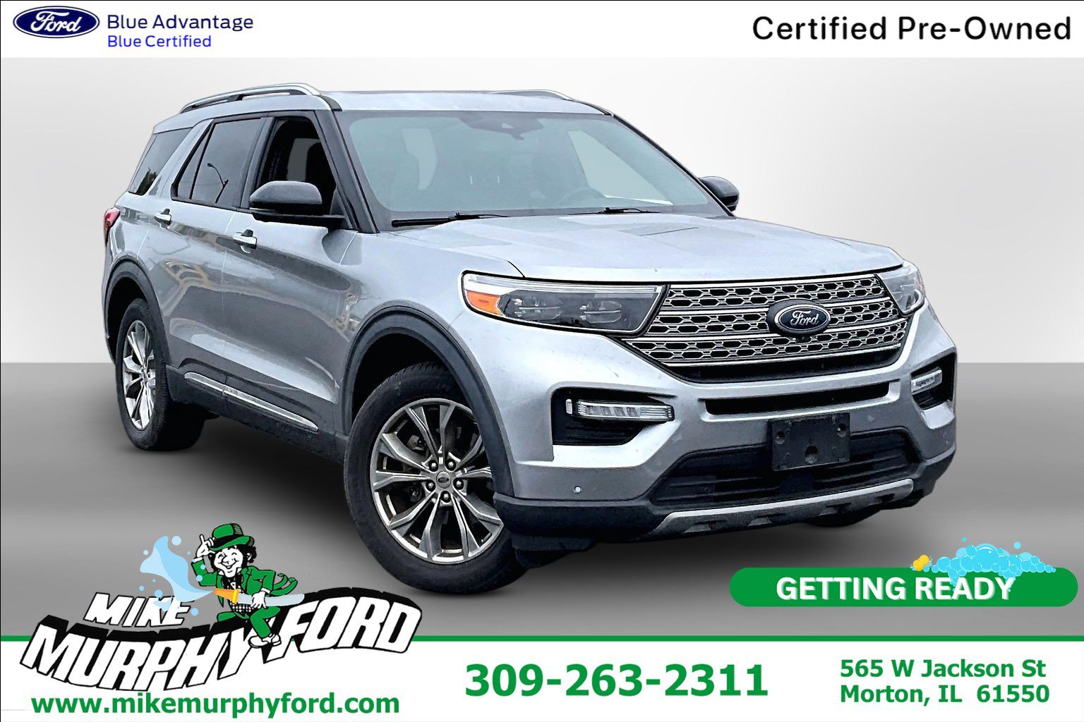 Certified 2020 Ford Explorer Limited AWD/4WD image 1