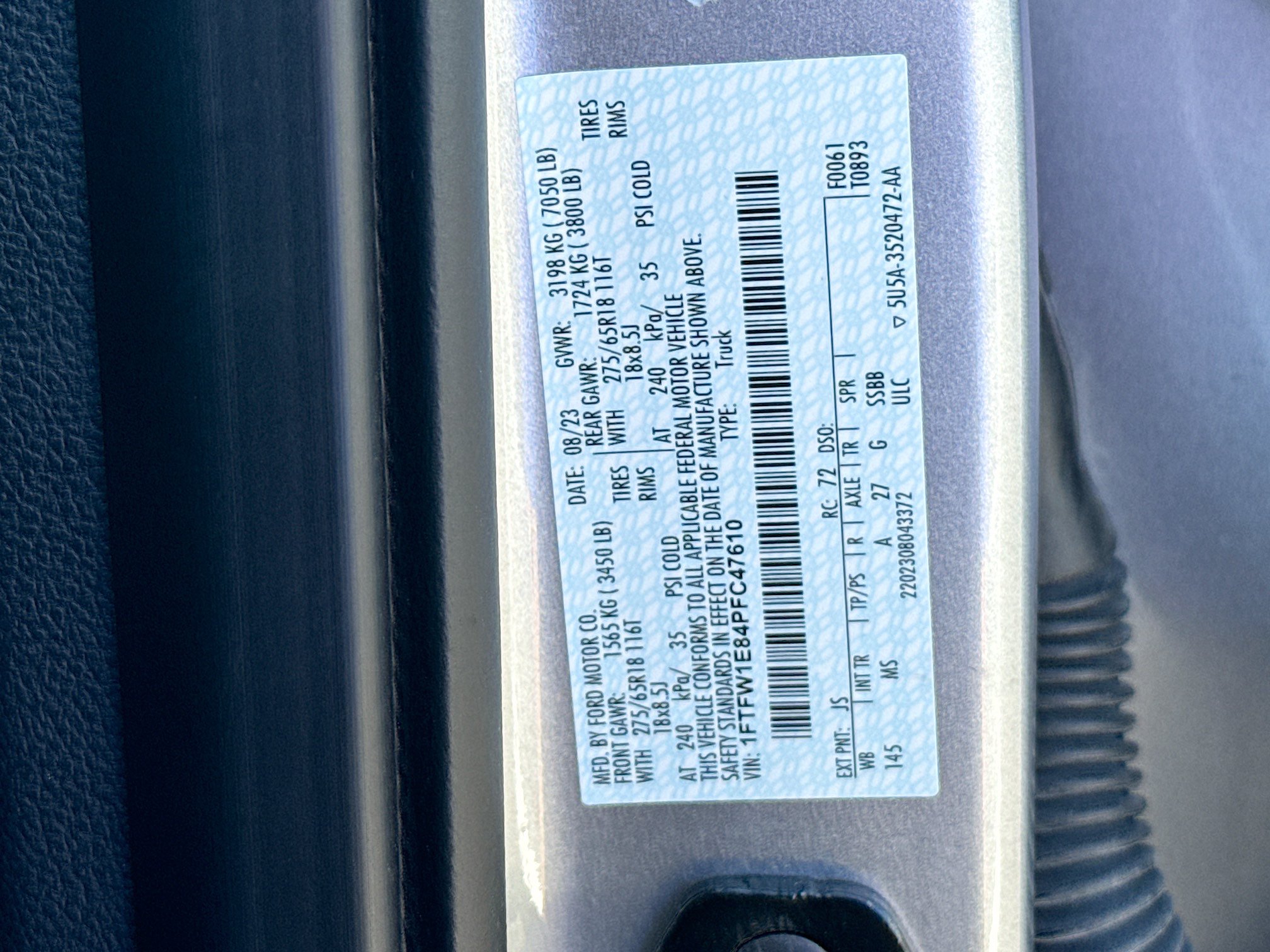 Certified 2023 Ford F150 XLT AWD/4WD image 30