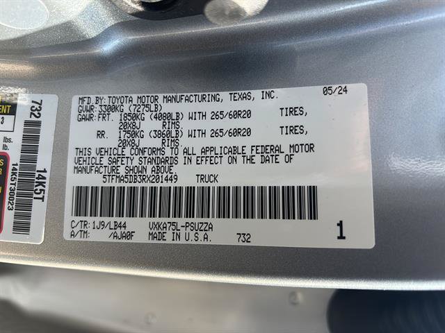 Used 2024 Toyota Tundra 1794 Edition AWD/4WD image 21