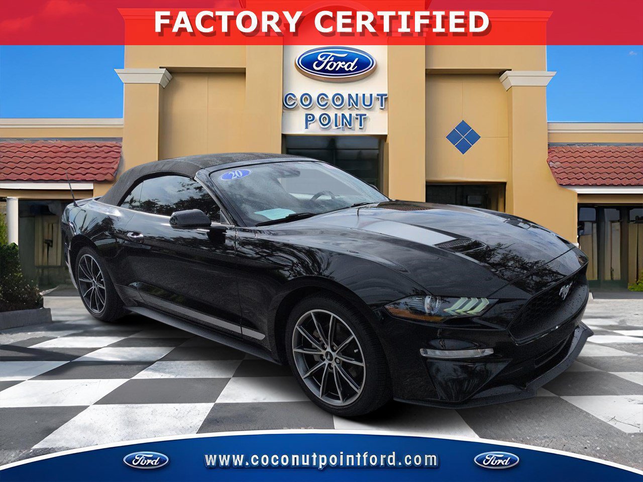 Certified 2020 Ford Mustang Premium w/ Equipment Group 201A RWD image 1