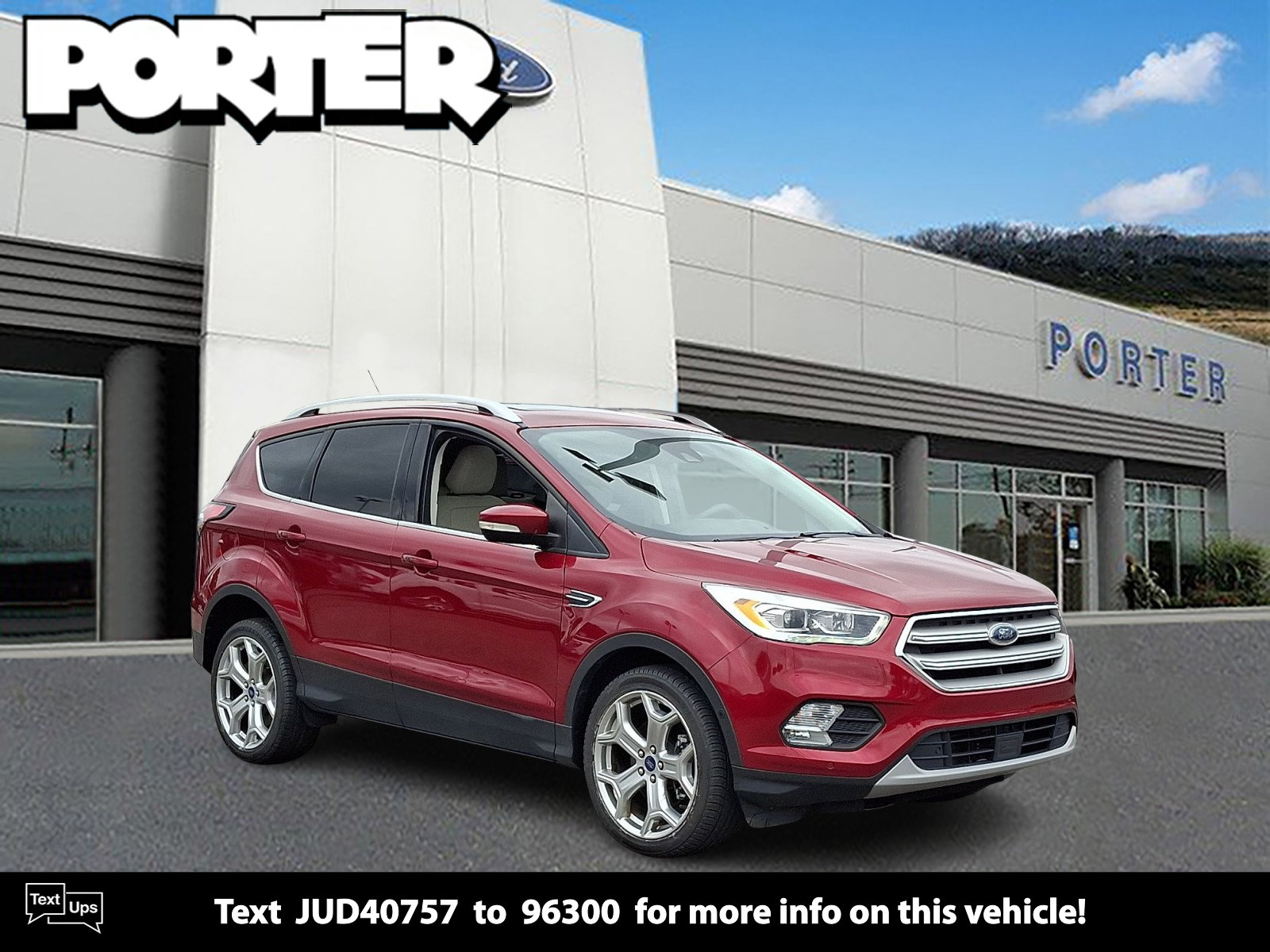 Certified 2018 Ford Escape Titanium w/ Ford Safe & Smart Package AWD/4WD image 1