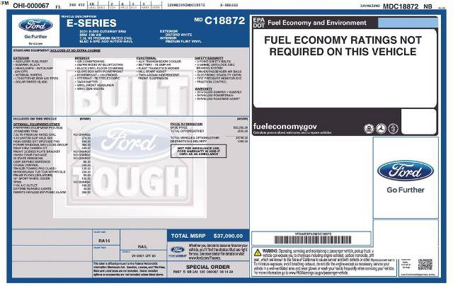 Certified 2021 Ford E-350 and Econoline 350 Super Duty w/ Power Windows & Locks Group RWD image 2