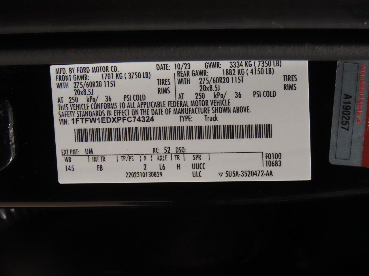 Certified 2023 Ford F150 XLT w/ Equipment Group 302A High AWD/4WD image 33