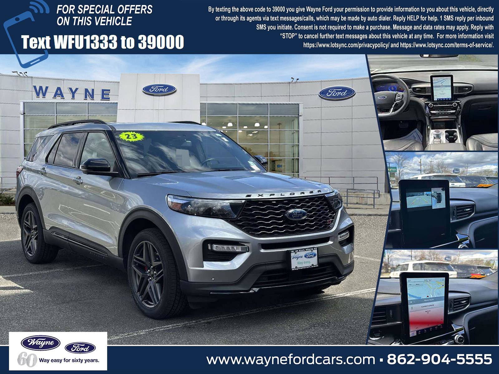 Certified 2023 Ford Explorer ST w/ Equipment Group 401A AWD/4WD image 5