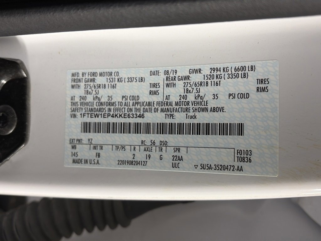 Certified 2019 Ford F150 XLT w/ Equipment Group 302A Luxury image 9