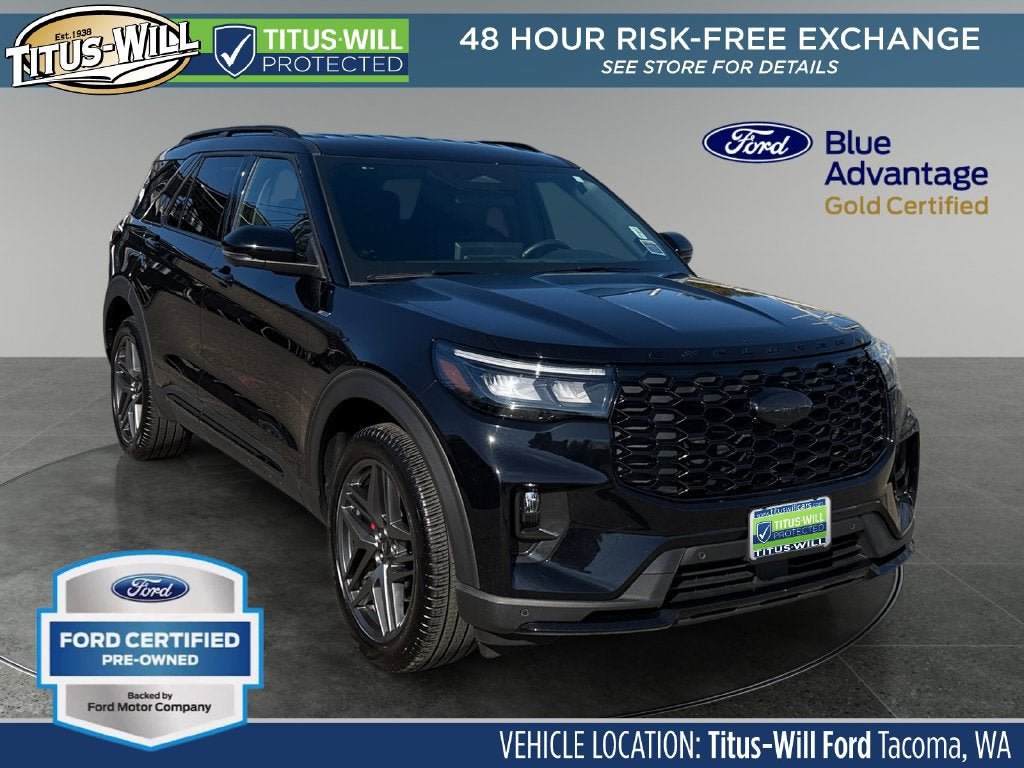 Certified 2025 Ford Explorer ST-Line w/ ST-Line Street Pack AWD/4WD image 1