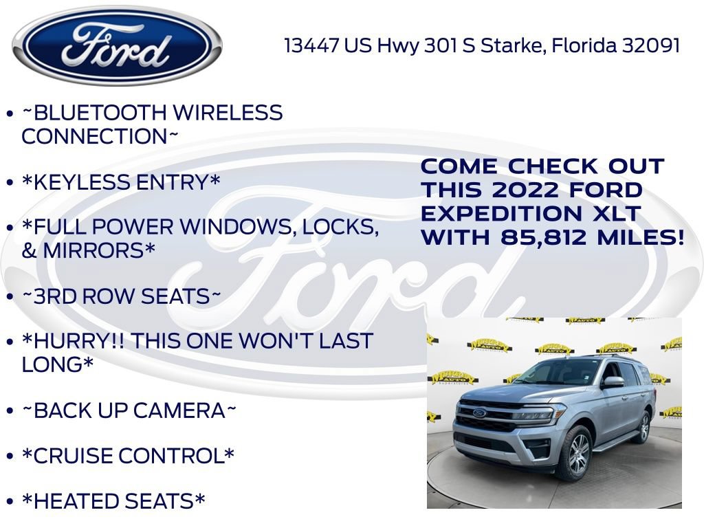 Certified 2022 Ford Expedition XLT RWD image 12