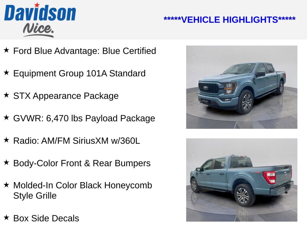 Certified 2023 Ford F150 XL w/ STX Appearance Package AWD/4WD image 4