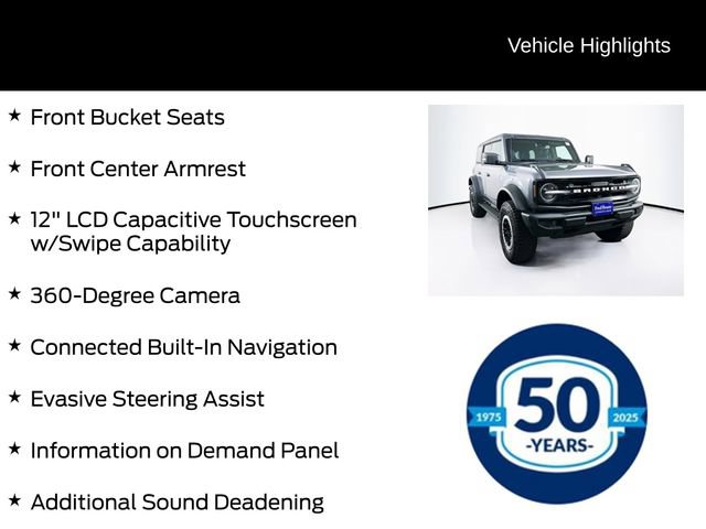 Certified 2023 Ford Bronco Outer Banks w/ Sasquatch Package AWD/4WD image 16