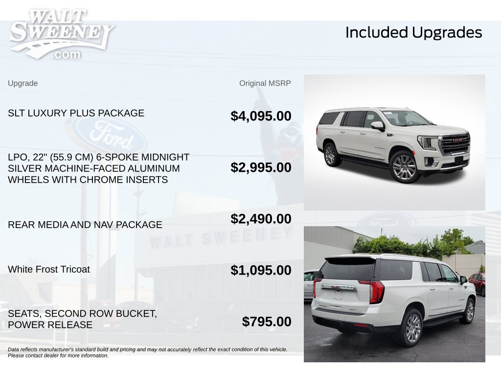 Used 2021 GMC Yukon XL SLT w/ SLT Luxury Plus Package AWD/4WD image 12