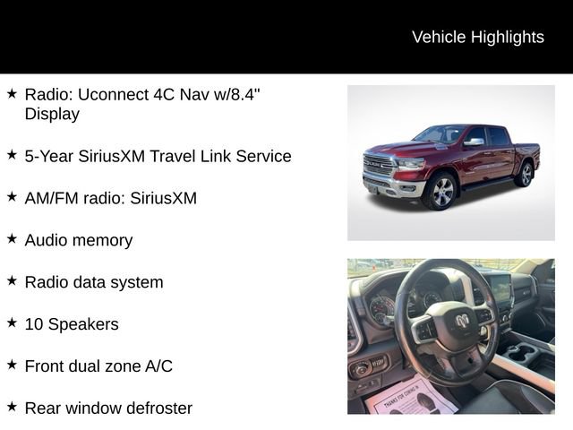 Used 2020 RAM 1500 Laramie AWD/4WD image 16