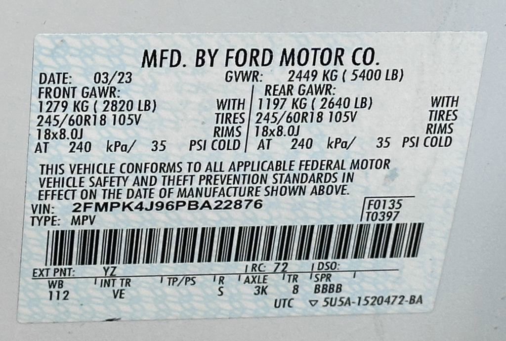 Certified 2023 Ford Edge SEL image 55