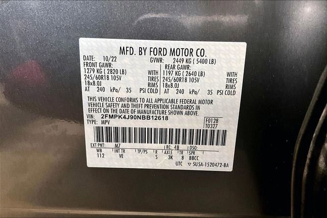 Certified 2022 Ford Edge SEL w/ Convenience Package image 17