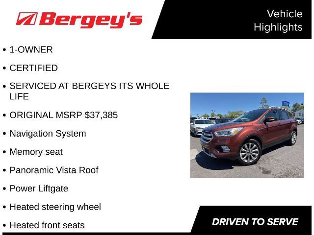 Certified 2018 Ford Escape Titanium w/ Ford Safe & Smart Package AWD/4WD image 5