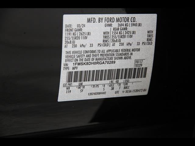 Certified 2024 Ford Explorer XLT w/ Equipment Group 202A AWD/4WD image 24