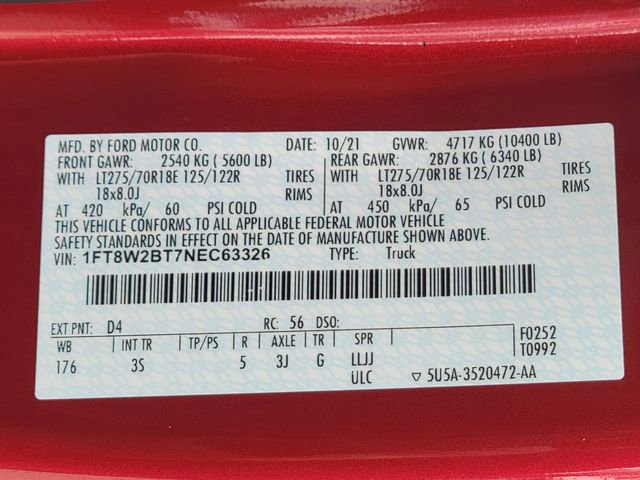 Certified 2022 Ford F250 XLT w/ XLT Value Package AWD/4WD image 19