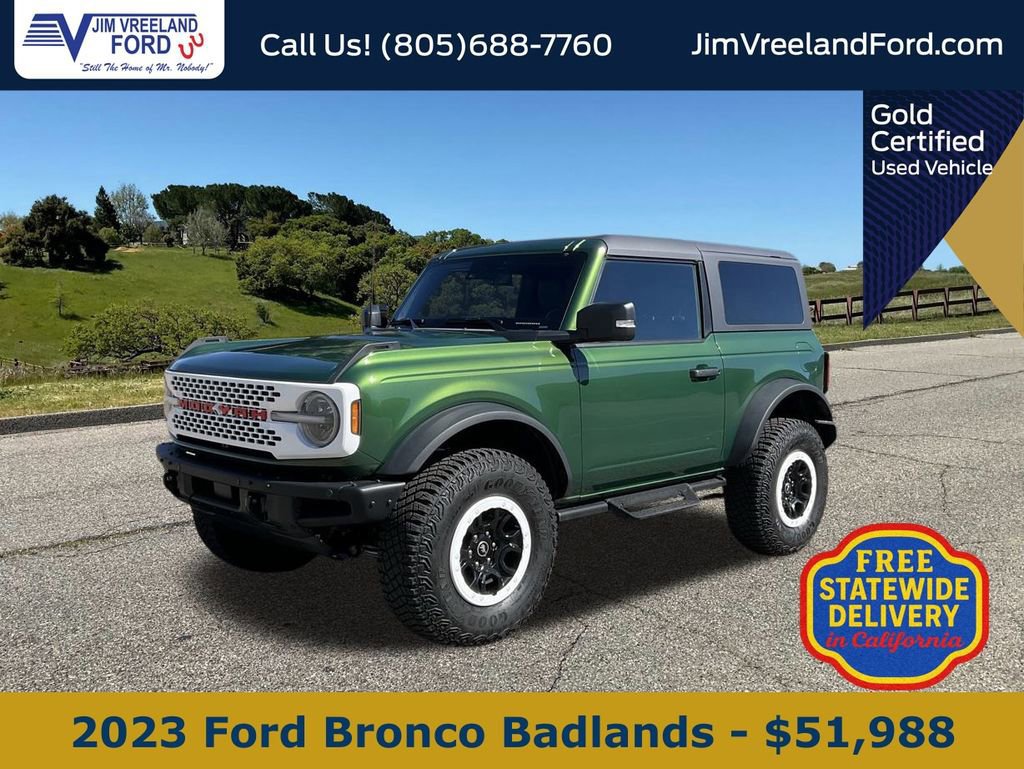Certified 2023 Ford Bronco Badlands image 1