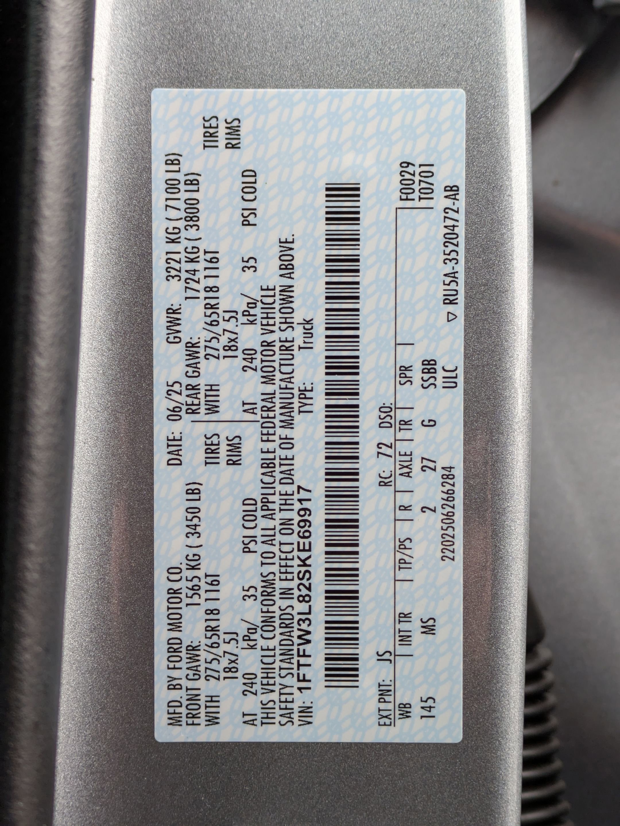 Certified 2025 Ford F150 XLT w/ Equipment Group 301A Standard image 23