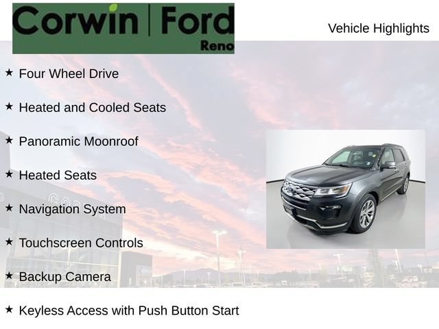 Certified 2018 Ford Explorer Limited AWD/4WD image 7
