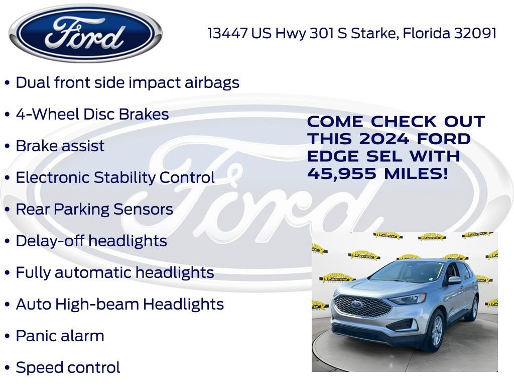 Certified 2024 Ford Edge SEL AWD/4WD image 32